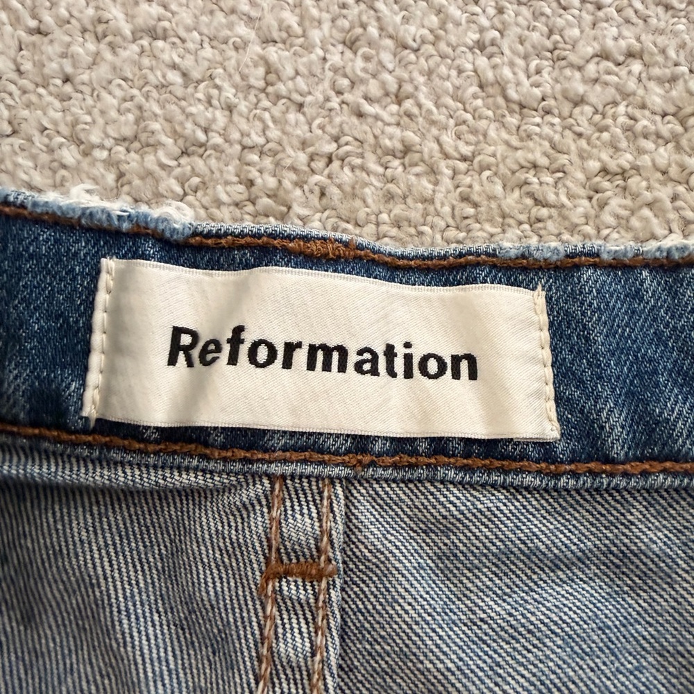 Reformation Dixie High Rise Denim Shorts – Size 26 - Picture 9 of 10
